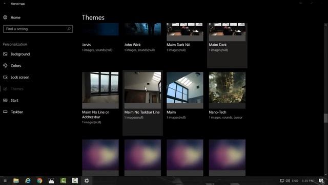 Windows 10 theme Glass Black смотреть онлайн