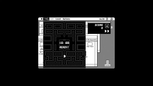 System 7.5 on Apple iMac 2016 OS Sierra emulator MiniVMac смотреть онлайн