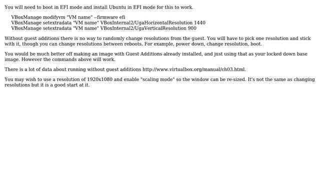 VirtualBox screen resolution WITHOUT guest additions (2 Solutions!!) смотреть онлайн