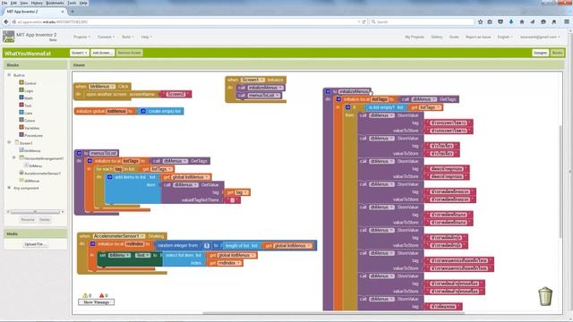 App Inventor Android Block Programming Project What You Wanna Eat смотреть онлайн