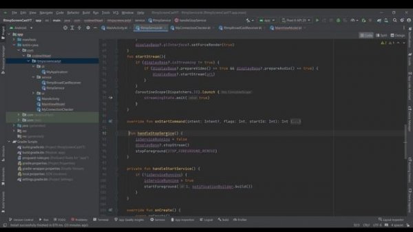 04. Sharing screen to RTP server - Android RTP(RTMP/RTSP) Screen Share