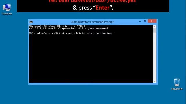 Enable Administrator Windows 8 смотреть онлайн