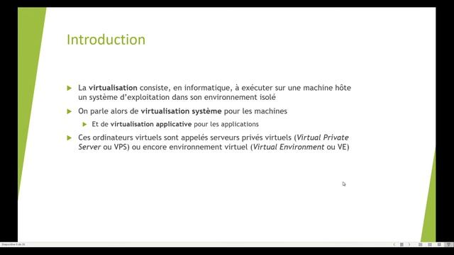 Cours - Soutien technologique - Virtualisation смотреть онлайн