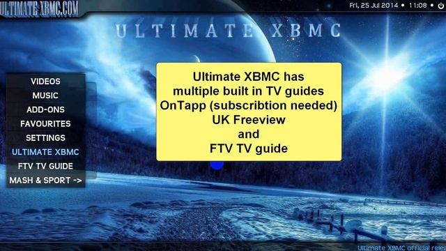 Ultimate XBMC Demo смотреть онлайн