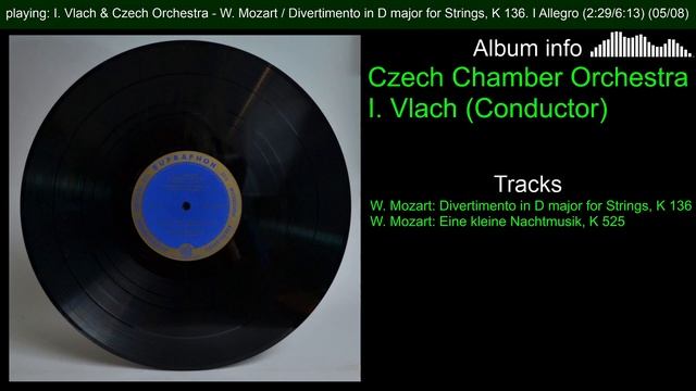 W. Mozart: Divertimento in D major, Eine kleine Nachtmusik. I. Vlach (Conductor), Czech Chamber Orc смотреть онлайн