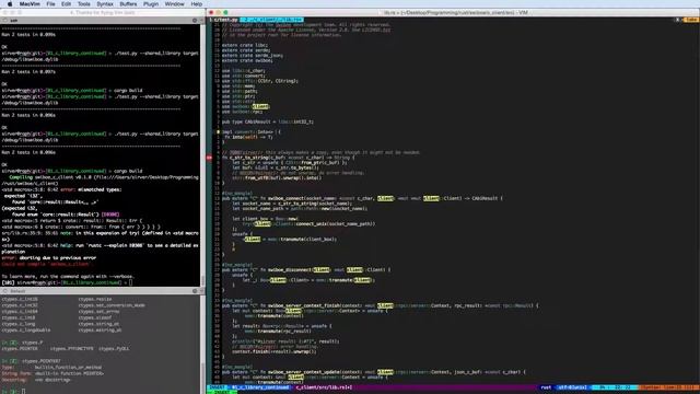Stream 22 • Coding on Swiboe in Rust • Error Codes in the C API смотреть онлайн