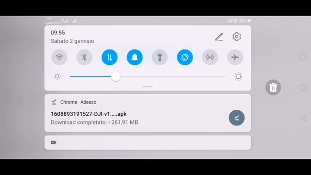 DJI Mini 2 come aggiornare l'applicazione DJI Fly versione 1.2.2 APK smartphone Android App D-Fligh смотреть онлайн