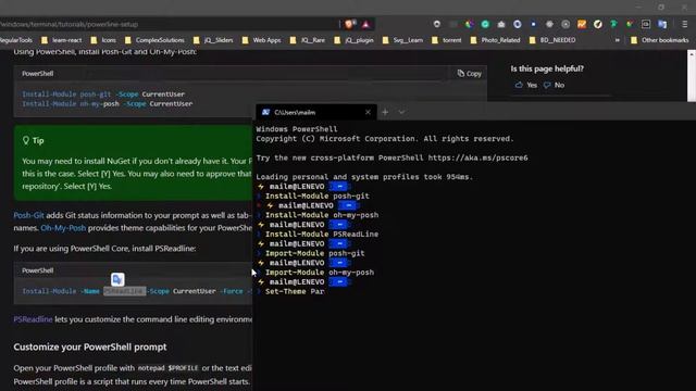 Make windows terminal like MacOS/LinuxOS coders terminal. Powerline on windows. смотреть онлайн