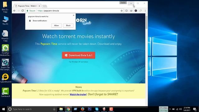 Popcorn Time - Review & Tutorial смотреть онлайн