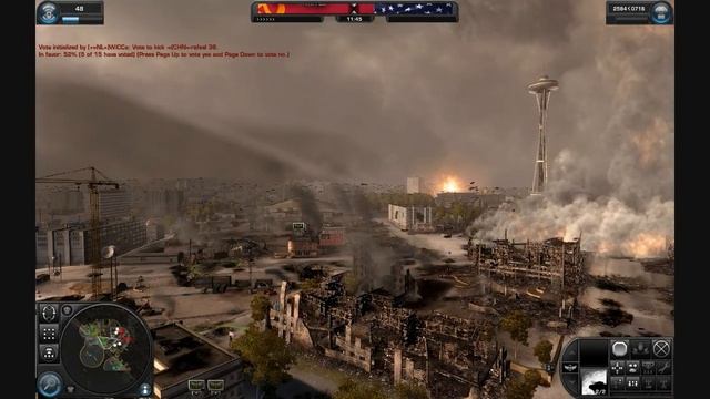 World In Conflict - Soviet Assault - Seattle Map смотреть онлайн