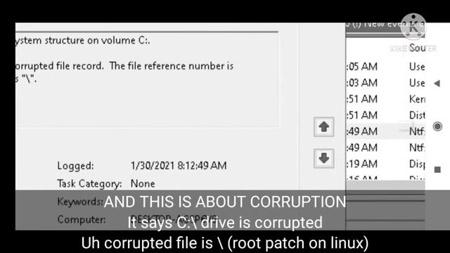The NTFS Disk Corruption Bug About cd c:\:$i30:$bitmap смотреть онлайн