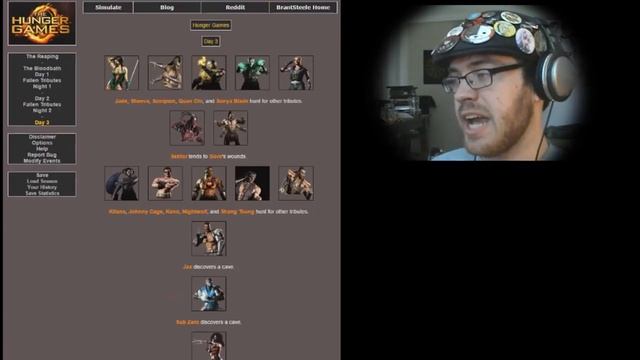 Hunger Games Sim: Mortal Kombat (Game 37) смотреть онлайн