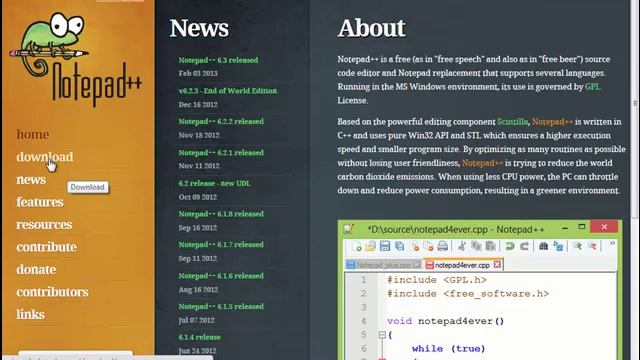 Instalação do MinGW (GCC) e Notepad++ para estudos de programação. смотреть онлайн
