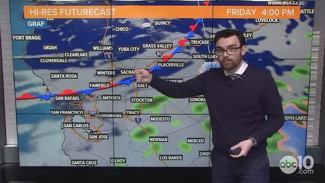 California Storm Watch: Atmospheric river bringing significant rain, flood potential смотреть онлайн