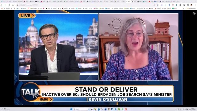 TalkTV inactive over 50s should broaden job search смотреть онлайн