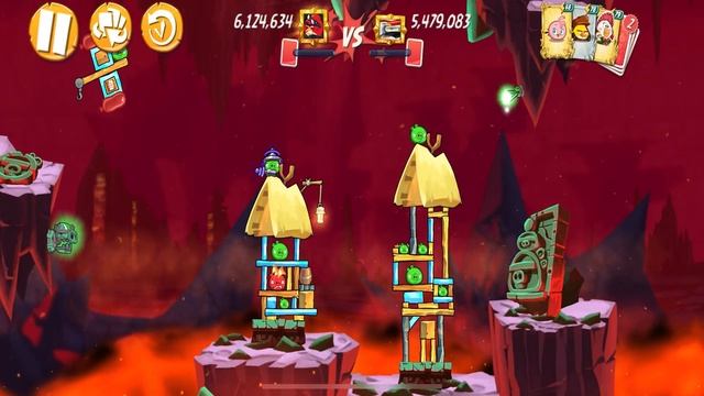 Angry Birds 2 | Arena Battle Challenge | Silver Fan-Tastic Hat | Gameplay Ep87 смотреть онлайн