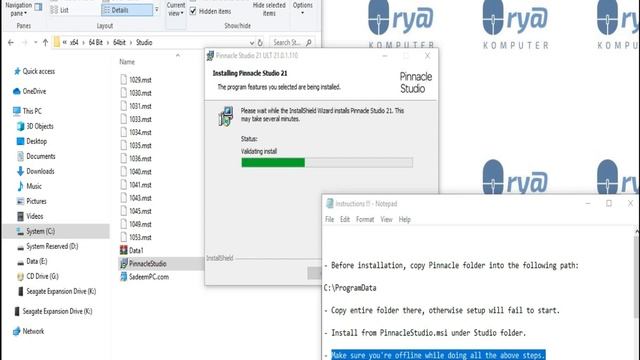 Cara install Pinnacle 21 x64 ryKomputer смотреть онлайн