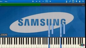 Samsung Mobile Startup & Shutdown Sounds In Synthesia - Ali TV