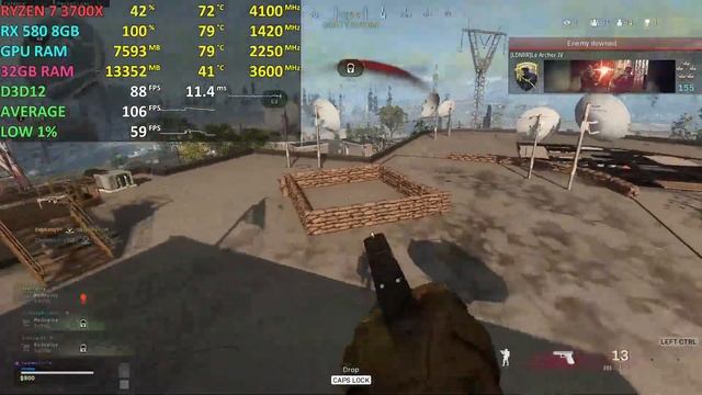 Call of Duty: Warzone - RX 580 8GB + Ryzen 7 3700X | Custom Settings смотреть онлайн