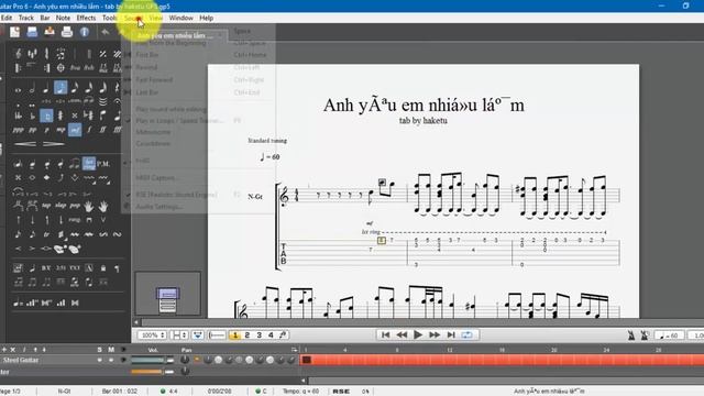 Sửa lỗi không có âm thanh trong bản guitar pro 6 смотреть онлайн