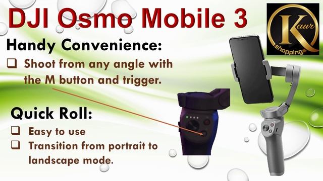 DJI Osmo Mobile 3 Gimbal | kaur shopping смотреть онлайн
