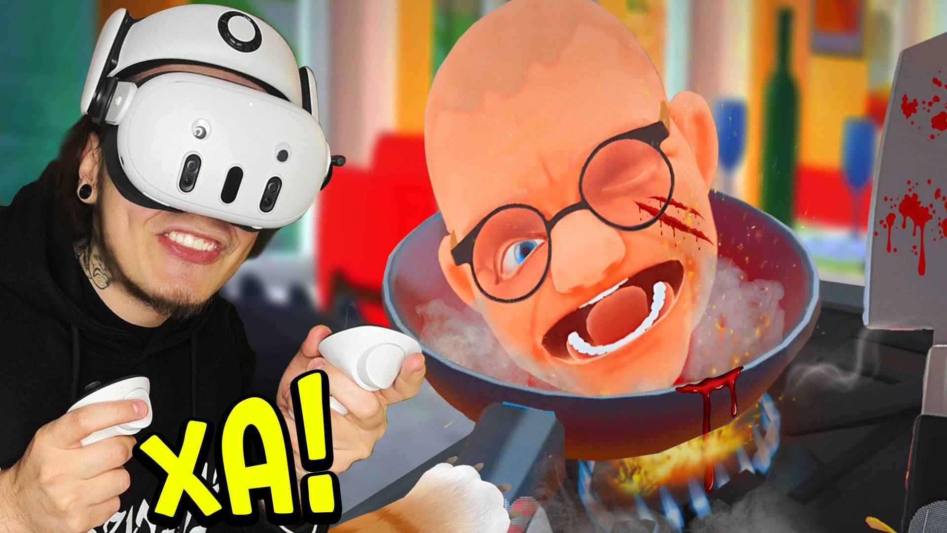 НЕПОСЛУШНЫЙ КОТ ПОБРИЛ НАЛЫСО БАБУЛЮ!! (I Am Cat VR) смотреть онлайн