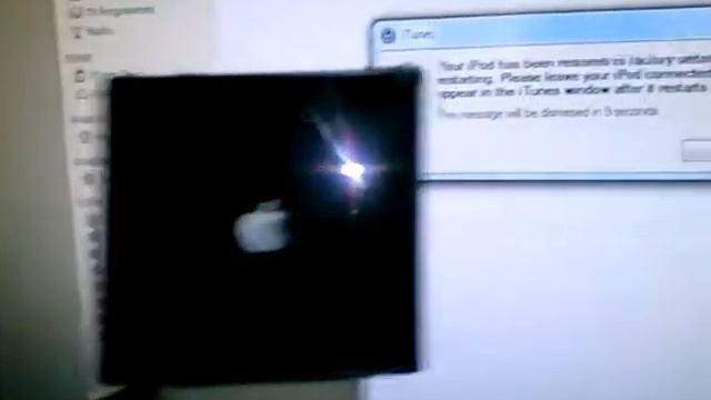iPod 8GB reset using iTunes смотреть онлайн