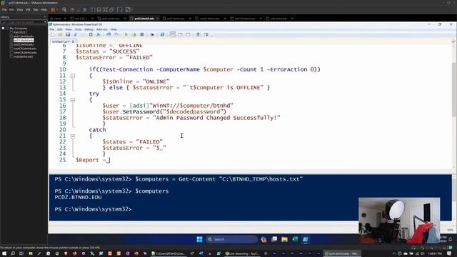 Change Local Admin Password with PowerShell – The Server Room #067 смотреть онлайн