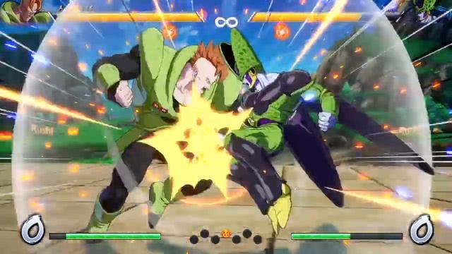 DRAGON BALL FighterZ Android 16 vs Cell смотреть онлайн