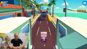 TALKING TOM HERO DASH #3 Прохождение НЕ ВРЕЗАЯСЬ 120 СЕКУНД И 6 СУПЕР ПРЫЖКОВ
