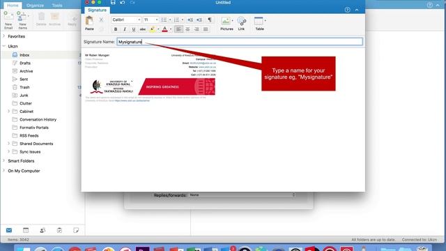 How to place your Email Signature onto Outlook – MAC – English Version смотреть онлайн