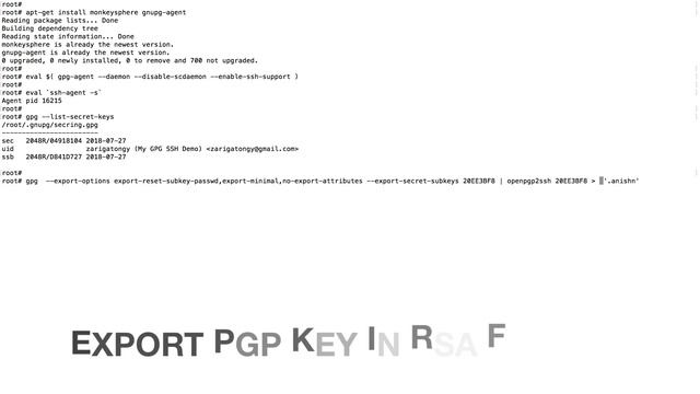 GnuPG for SSH authentication смотреть онлайн