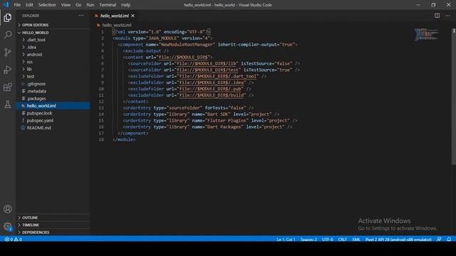 Flutter Tutorial for Beginners #3 - Create an App Using Visual Studio Code [Hindi] смотреть онлайн