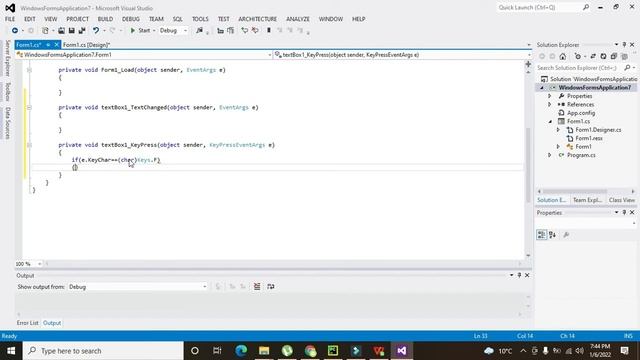 keypress event detection in c# | how to detect a keypress event in c# смотреть онлайн
