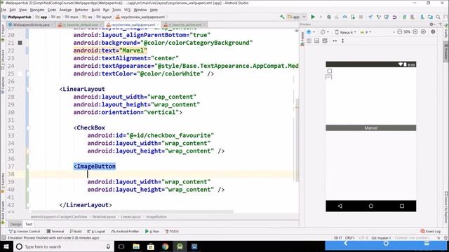 #22 Build a Wallpaper App in Android - Favourite, Share and Download Button смотреть онлайн