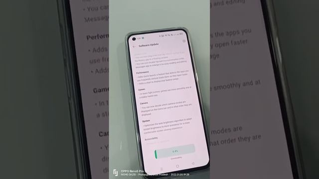 RENO 6 OFFICIAL ANDROID 12 COLOR OS 12 смотреть онлайн