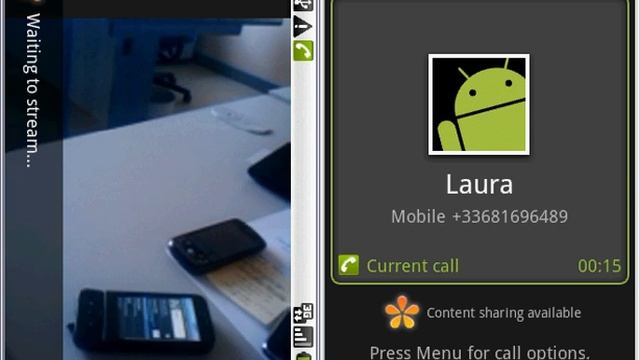 OrangeLabs RCS 2.0 client / Live video sharing demo смотреть онлайн