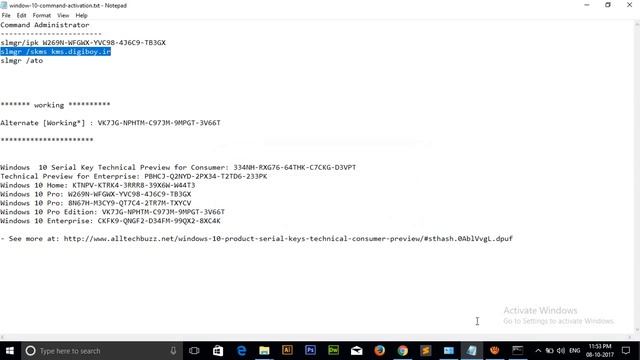 How to activate window 10 with command prompt смотреть онлайн