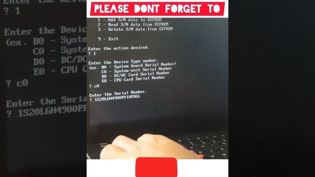 how to change serial number in Lenovo thinkpad laptop смотреть онлайн