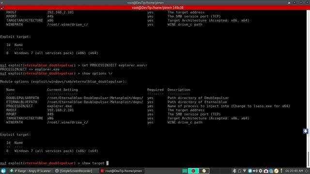 hack windows 7 remotely using doublepulsar with arch linux смотреть онлайн