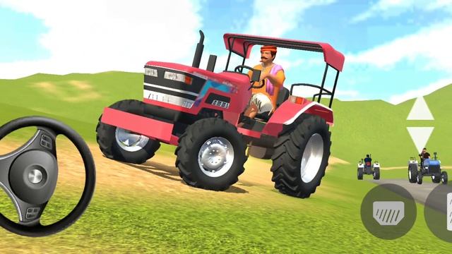Indian Tractor Driving - Farming simulator android gameplay - Tractor game new update смотреть онлайн