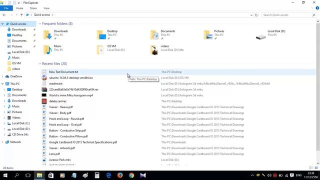 วิธีปิด Quick access Recent Folder, Recent File ใน Windows 10 смотреть онлайн