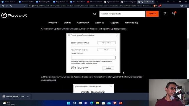 How to update firmware and calibrate your Power A Spectra enhanced/Fusion Pro controller. смотреть онлайн