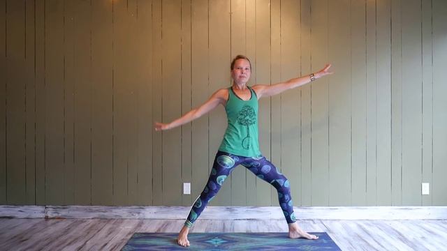 Power Flow Yoga for Core Strength and Weight Loss with Leslie Lehman - Class смотреть онлайн