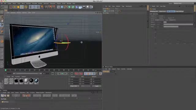 Cinema 4D Tutorial How to Model an iMac in Cinema 4D Tutorial Part 4 смотреть онлайн