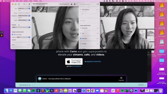 How to use your phone as a webcam for Zoom using Camo (great for Green Screen too!) смотреть онлайн