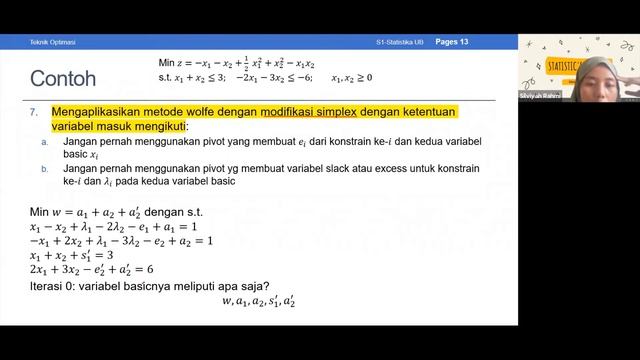 M13 Kuadratik Programming смотреть онлайн