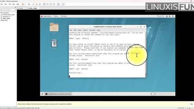 How to install VMware tools in RedHat or Linux смотреть онлайн