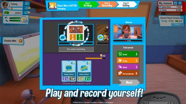 Youtubers Life - Make your own videos! смотреть онлайн