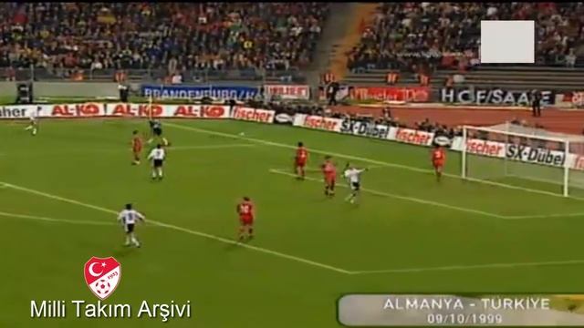 1999 Almanya Türkiye (Sergen Yalçın Resitali) Avrupa Şampiyonası Eleme Grubu Maçı смотреть онлайн